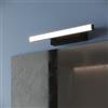 DEGHI Lampada applique orientabile 30 cm in metallo nero opaco - Orients