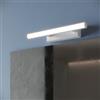 DEGHI Lampada applique orientabile 30 cm in metallo bianco opaco - Orients