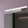 DEGHI Lampada applique orientabile 45 cm in metallo bianco opaco - Orients