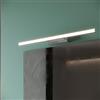 DEGHI Lampada applique orientabile 65 cm in metallo cromo - Orients