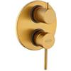 JACUZZI - RUBINETTERIA Miscelatore incasso doccia con deviatore oro Gun di Jacuzzi - Rubinetteria