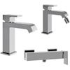 JACUZZI - RUBINETTERIA Set lavabo e bidet ed esterno doccia cromo Sorgente di Jacuzzi - Rubinetteria