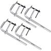 MAXPOWER Morsetti da Falegname, 4 Pezzi Morsetti a Vite per Legno da Falegname, Morsetto a Vite per Bricolage, 300 x 120 mm