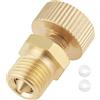 YWBL-WH Valvola di Sfiato Dell'aria in Ottone, 10 x 1 mm, Vite di Ricambio per Pompa ad Alta Pressione, Resistente all'Usura
