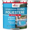 ARCANE INDUSTRIES Pittura per piscine e vasche in vetroresina - ARCAPOOL - 175-5 kg (fino a 15m² per 2 strati) Grigio Argento - RAL 7001