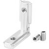 QWORK® 50pz. staffe angolari interne per profili alluminio serie EU 2020 scanalatura 6 mm, M4