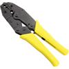 RFetomax Pinza crimpatrice per connettore con cavo coassiale RG58, RG142, LMR195, RG59, RG223, RG62, LMR240, crimpatrice esagonale con 0,213 (5,41 mm) per cavi tipo RG 58, giallo