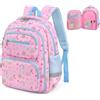alldomess Zaini Scolastici per Bambini, per Scuola Primaria e Secondaria,18.81L | Impermeabile Zaino Scolastico, Grande Zainetto Bambino Leggero per Scuola e All'aperto