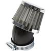 Maxtuned Filtro aria MXT Sport 45° per Yamaha Aerox 50 Cat | Diam. raccordo 35mm per carb. 17,5mm, Ø 50mm sopra, Ø 60mm sotto, lung. 68mm, rete acciaio, conico, OEM 277058