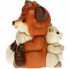 Thun - Volpe Grace Insieme allo Scoiattolo - Ceramica - Living, Icone - 15x13,2x16,3 cm h