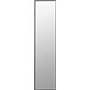 Kare Design Specchio Bella, Cornice Nera, 180X30 Cm, Rettangolare, Montaggio Verticale e Orrizontale, Spazi Piccoli, Sottile, Taglia Unica