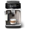 Philips Macchina da caffè espresso automatica Serie 2300-4 bevande, Display touch screen a colori, Sistema LatteGo, SilentBrew, Macinacaffè in ceramica, Filtro AquaClean. Bianco cromo (EP2333/40)