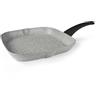 FLONAL DURA INDUCTION bistecchiera in alluminio antiaderente 28x28cm, spessore 4,0mm, H: 4,1cm, adatta a tutti i fuochi inclusa induzione, effetto pietra