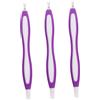 Beatifufu Set 3pezzi Strumenti per Manicure Forcella in Acciaio Inossidabile per Rimuovere Pelle Morta, Design Punta, Materiali Pp e Gomma, per Nail Art Colore Casuale