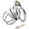 BDSMYEE Chastity Cage Pene in Acciaio Inossidabile, Gabbia di Castità Giocattoli Sessuali Pene Cock Cage, SM Bondage Sex Toys per Uomini (50mm)