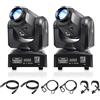 2Pack Teste Mobili Dj Spot Led Luci Discoteca a Ritmo Di Musica, Disco Lights Dm