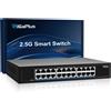 Switch Ethernet Non Gestito a 24 Porte 2.5 Gb Con 24 Porte Base-T 2.5 Gbps, Swit