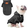 BEAUTYZOO Felpa con cappuccio per cani di taglia piccola, media e grande, calda per l'inverno e l'autunno, per cani di taglia S, M, ragazza, ragazzo, felpa con cappuccio con tasca, bulldog, pitbull,