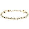 Sector No Limits Bracciale Uomo in Acciaio, Collezione BASIC, Catena Intrecciata