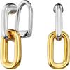 Traveller Orecchini a clip - da appendere - dorato/platinato/bicolore, Cristallo