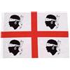 CALCIOGADGETS Bandiera 4 Mori Sardegna Bendati Grande Misura cm 100x140 BG4M