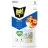 Raid Essentials Trappola Adesiva per Mosche e Moscerini, 6 Sticker da Finestra, Design Floreale, Senza Insetticidi, Efficace fino a 6 Mesi (3, Unità)