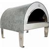 Pizza Party Ardore Perla - Forno a gas per pizza da esterno - Camera di cottura 40x40 cm - Piano cottura in mattoni refrattari