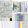 wetoowin Budget Binder, Cash Envelopes for Budgeting, Money Organiser for Cash, 28 Pieces Budget Binder with Cash Envelopes, Money Saving Binder