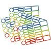 Azatemgo Etichette Adesive Scuola Colorate Multiuso - Etichette scuola Ideali per matite, pennarelli e tutto il materiale scolastico -180 Pcs 5 formati diversi