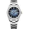 ADDIESDIVE Orologio da uomo di lusso automatico da business NH35 con vetro in zaffiro, quadrante spazzolato Sunray, luminoso, impermeabile 200M con bracciale in acciaio inossidabile, Blu, 38 mm