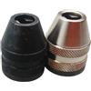 Trurovem Adattatore per mandrino senza chiave, capacità 0,3-3,6 mm, per driver con codolo esagonale da 1/4 di pollice senza asta di prolunga (A)