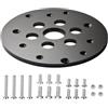 Sogoluat Per fresatrice Piano di lavoro Guida Boccola Piastra 1-1/4 Apertura Centrale Router Tavolo In Acciaio Inserto Durevole Per Precisione Lavorazione Del Legno Metalmeccanico Strumento Officina