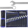 CCLIFE 25 Pezzi Chiavi Inglesi Set Chiavi Combinate 6-32 mm Cr-V Chiavi a Forchetta Fisse ad Anello