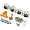 Solaughguy Kit di aggiornamento per asse X in metallo per router CNC 3018 Pro | SCS12VUU SCV10VUU Set di cuscinetti lineari per vite T8 albero da 12 mm 10 mm | Parti della macchina per incisione fai da te