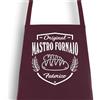 style4us Grembiule Unisex Personalizzato con Nome, Mastro Fornaio, 65% Cotone 35% Poliestere, Lavorato a Mano