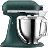 Kitchenaid Artisan, planetaria 5KSM185PSEPP con testa reclinabile 4,8 Lt, accessori in acciaio inox, pebble palm