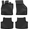 FROGUM No.77 Set di tappetini perfettamente su misura per Škoda Octavia III dal 2013, per Octavia III RS dal 2015, per Octavia III Scout dal 2014, per Octavia IV dal 2019 | Materiale TPE durevole