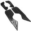 WARFEL Accessori Per Pedali Antiscivolo Modificati Per Moto Per Yamaha NMAX155 NAMX125 N-MAX NMA 155 125 2020 2021 2022 2023 2024 Poggiapiedi(Nero)