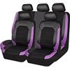 LPTBDTT 9 Pezzi Coprisedili Auto per Jeep Cherokee III (KJ) 2001-2003 2004 2005 2006 2007 2008, Durevole Traspirante Comfort Copri Sedile Set Auto Protect Accessori,Purple