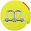 Generic Corda di traino in nylon per camion, colore giallo, con di traino per fissaggio di veicoli, corda di recupero in nylon per veicoli, auto, camper, camion, fuoristrada, fuoristrada, ATV,