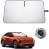 BIBIBO Compatibile con Toyota C-HR CHR Hybrid 2024 2025 2026 protezione solare, protezione dai raggi UV, parabrezza anteriore, parasole auto, tessuto antipiega, interno parasole, parabrezza accessori