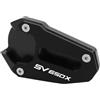 WQWQUM Piastra di supporto del cuscinetto di estensione Piastra Di Estensione Del Cavalletto Laterale CNC Per SV650 SV650X Per Gladius SFV 650 SV 650X Supporto Pad