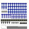 BOSDF Viti Ergal Moto Per Y-amaha T-MAX T-MAX 560 530 500 T-MAX560 T-MAX530 T-MAX500 DX T-MAX560 T-MAX530 Kit bulloni carena Viti Set accessori(Blue)
