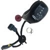 Kacepar Pomello del cambio automatico per auto, compatibile con Skoda Superb Kodiaq 2016-2023, compatibile con Volkswagen Golf, Passat, Jetta, luce rossa