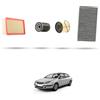 HOFFCAR Kit tagliando 4 filtri compatibile con Citroen C5 2.2 hdi 98kw 2000
