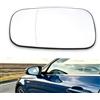 ZEALfix 7701054752 Vetro Specchietto Retrovisore Riscaldabile per Renault Clio 3 Megane 2 Scenic 2 Vetro Specchio Retrovisore Sbrinante con Piastra Supporto Campo Visivo Largo Asferico(Sinistro o Dest