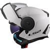 LS2, Casco Moto Modulare SCOPE II SOLID Gloss White, S