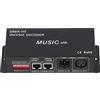 Vvikizy Decodificatore 512 a 4 canale 4 channel dmx controller Controller Dimmer LED RGB con modalità Musicale e Segnale PWM, per Hotel di Barre e Barre Sobrie, Accessoires