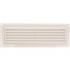 Amig - Griglia ventilazione - Griglia rettangolare con zanzariera - Ideale per aerazione interna - 260 x 90 mm - Plastica - Bianco