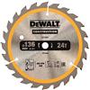 DeWalt Dt1947-Qz Lama Circolare Per Seghe A Batteria, 136 X 10 Mm, 24 Denti